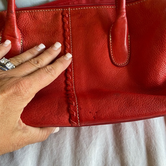 Valerei Stevens Red Leather Pocket Book - Picture 11 of 15